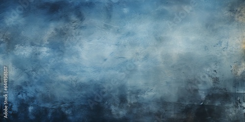 serene navy and blue background with marks, generative AI