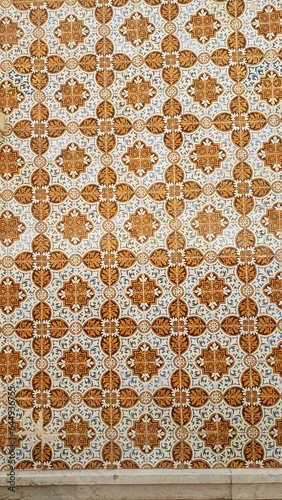 ceramic tile decorated floor texture