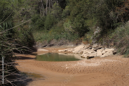 Paisaje, presa sin agua
Sequía, verano 2023