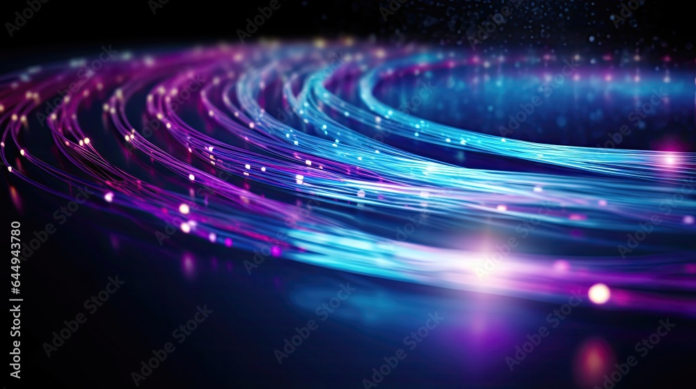 Fiber optic cable background - obrazy, fototapety, plakaty 