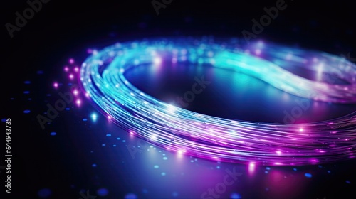 Fiber optic cable background