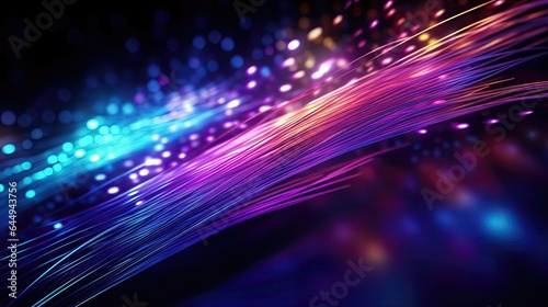 Fiber optic cable background