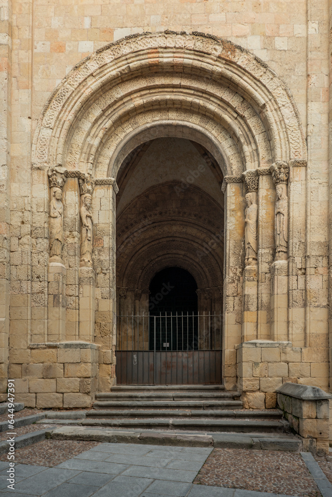 Arches of an access to an ancient church