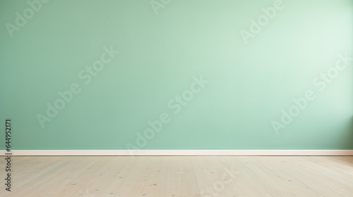Empty light green backdrop for product presentation, Backdrop for product photography