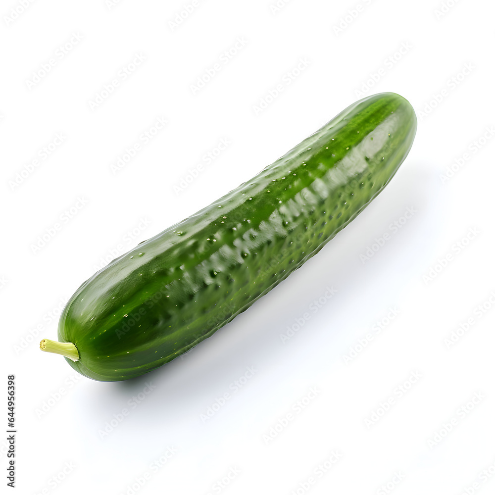 Fresh cucumber isolated on a white background. Fresh cucumber isolated on a white background.