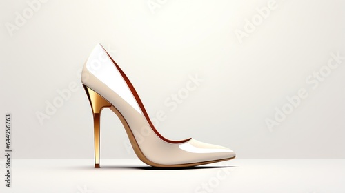 Design template for high heel shoe