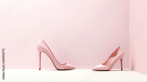 Design template for high heel shoe