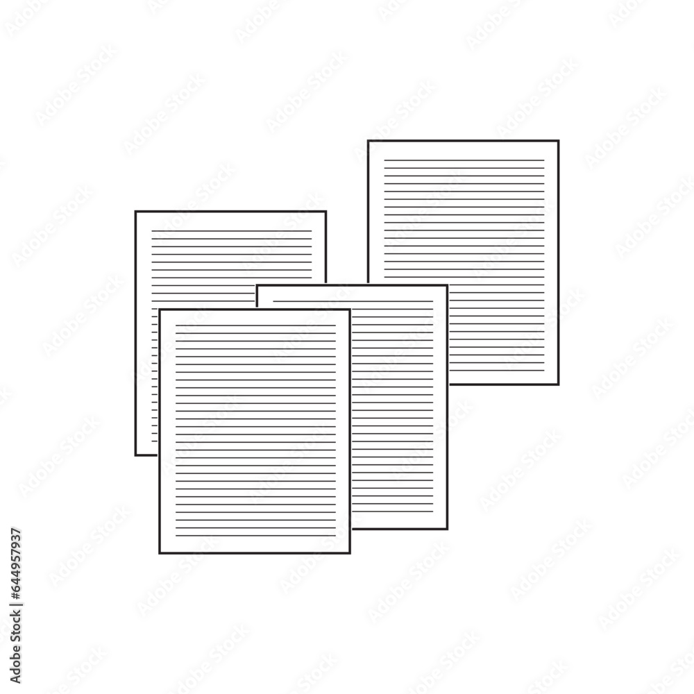 PAPER STACK ICON