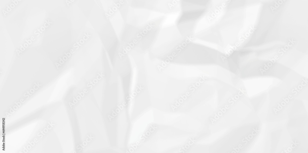 Obraz premium Crumpled paper texture and White crumpled paper texture crush paper so that it becomes creased and wrinkled. Old white crumpled paper sheet background texture. 