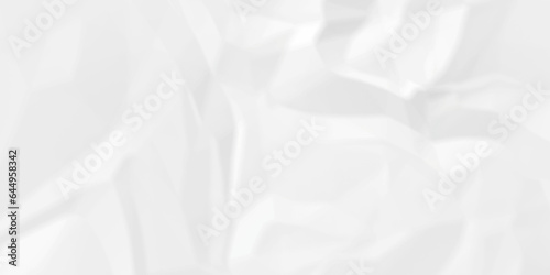 Crumpled paper texture and White crumpled paper texture crush paper so that it becomes creased and wrinkled. Old white crumpled paper sheet background texture.	

