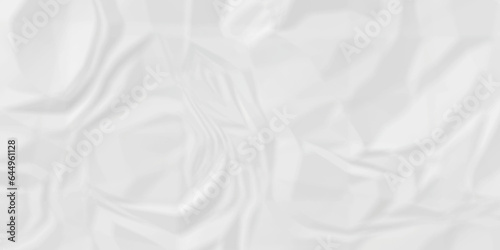 Crumpled paper texture and White crumpled paper texture crush paper so that it becomes creased and wrinkled. Old white crumpled paper sheet background texture.	
