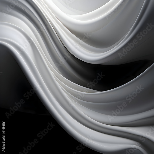 White flowing fabric background. High resolution