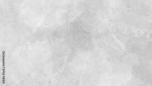 White Grunge Wall Background. Texture of a white concrete wall for background. Vintage white closeup of watercolor texture. White abstract ice texture grunge background.