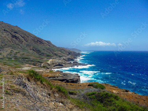 scenic view of landscape along Kamehameha Highway on Oahu