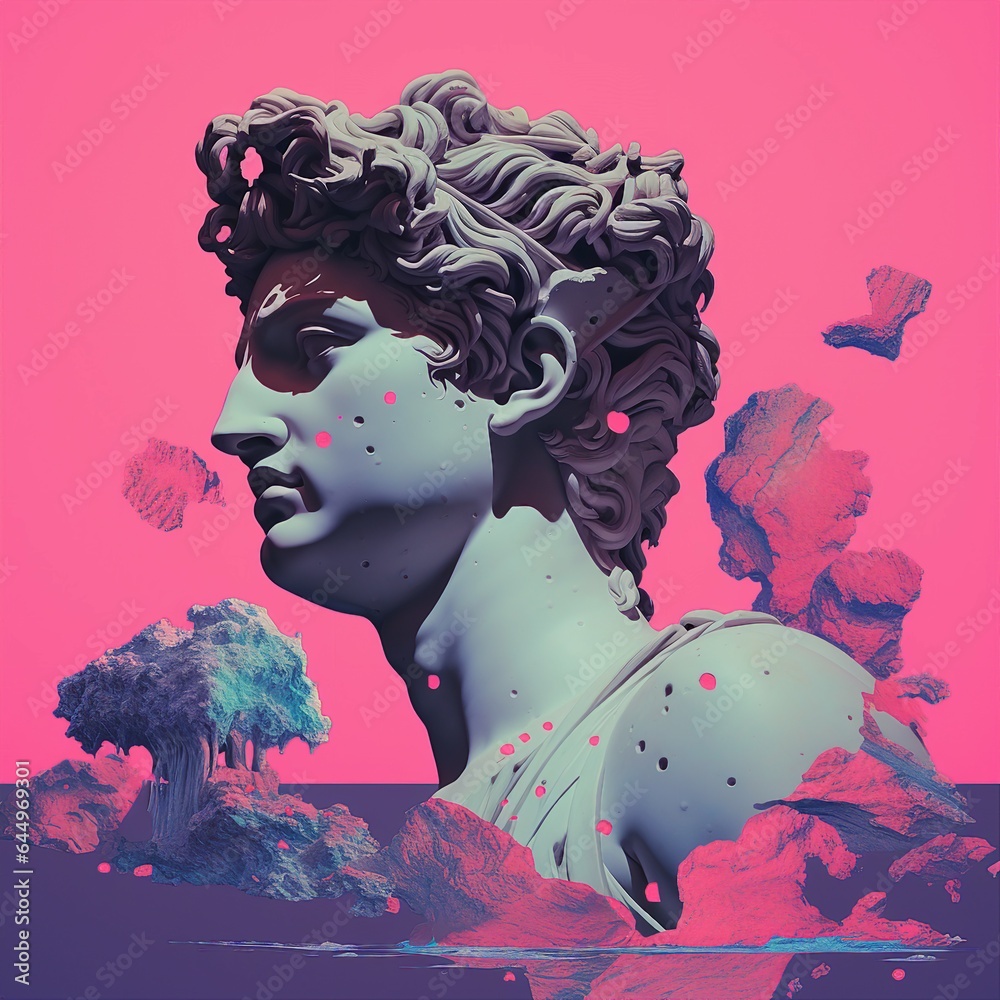 Fototapeta premium Vaporwave aesthetic