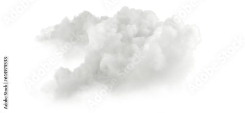 Isolate nature pure white clouds on transparent backgrounds 3d render png