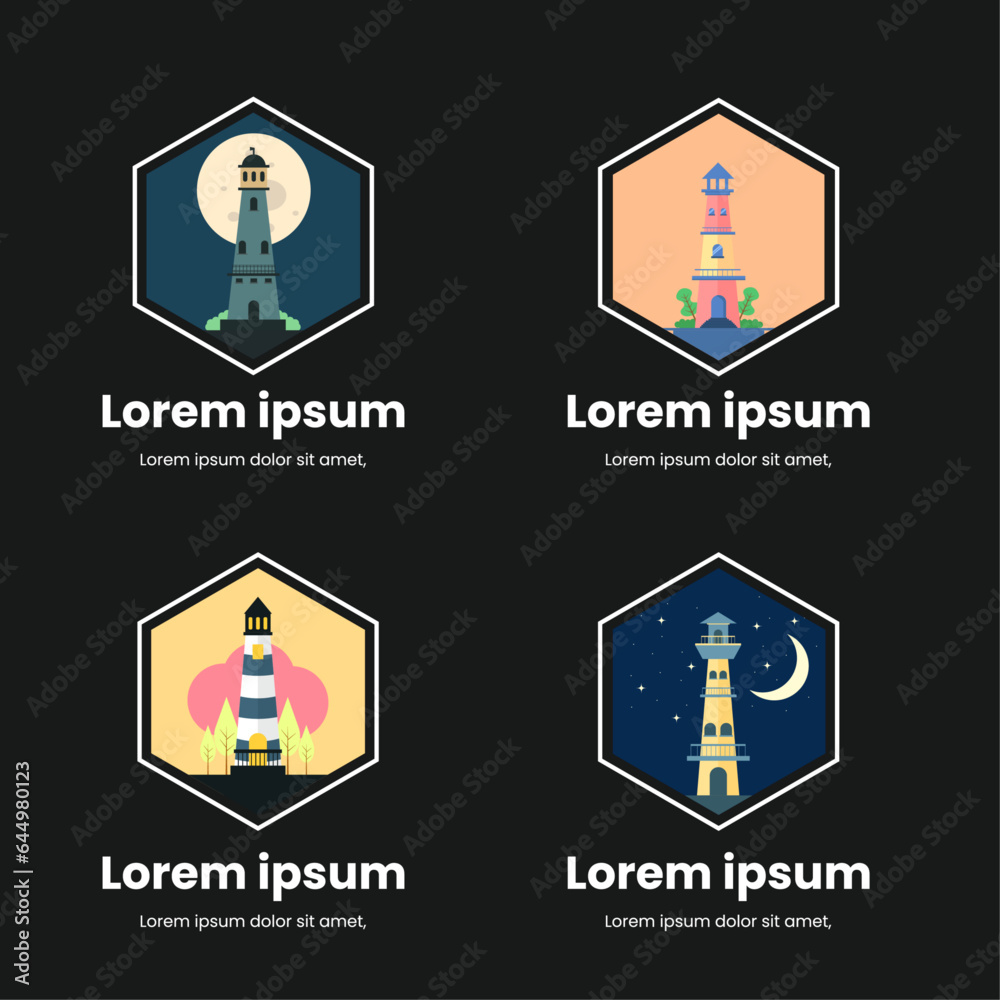 Mercusuar Icon Vector Mercusuar Icon Vector