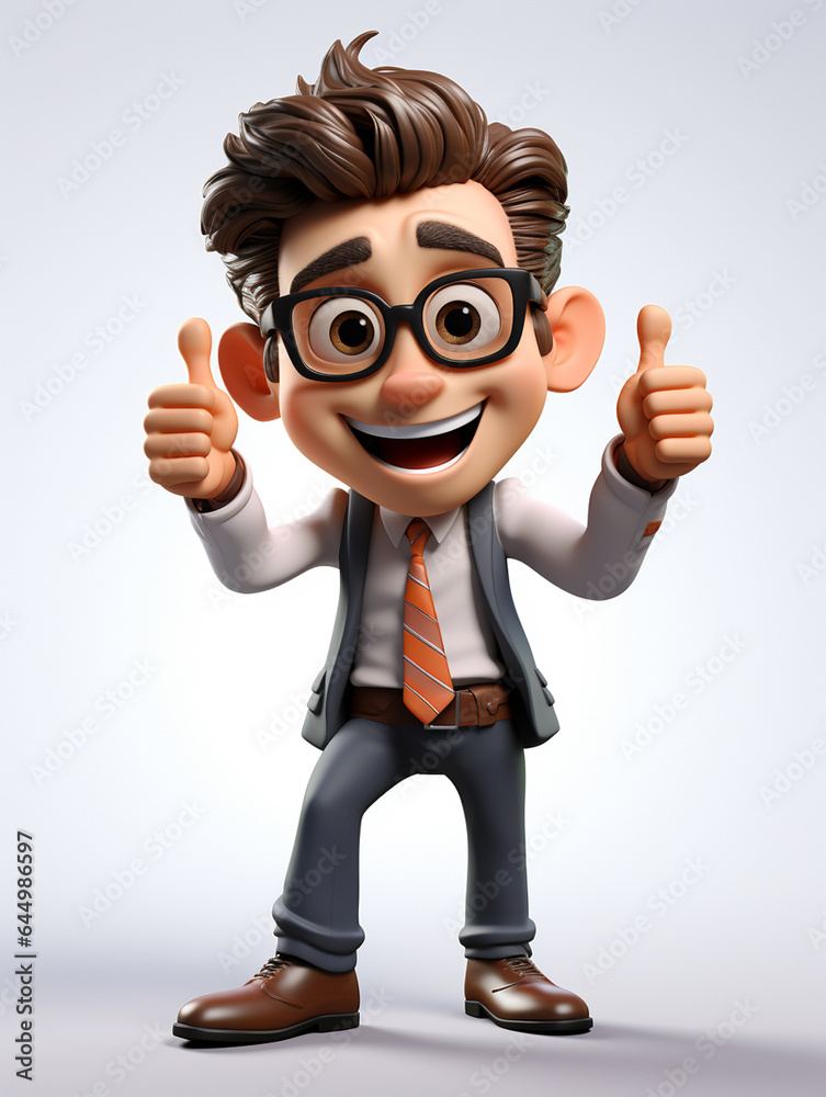 Ai generative Happy Business man in a suit white transparent background Ai generative Happy Business man in a suit white transparent background