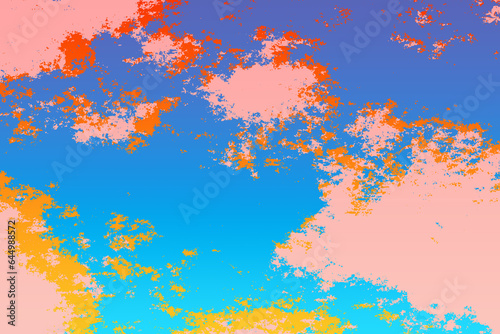 Isole costa e oceano astratto