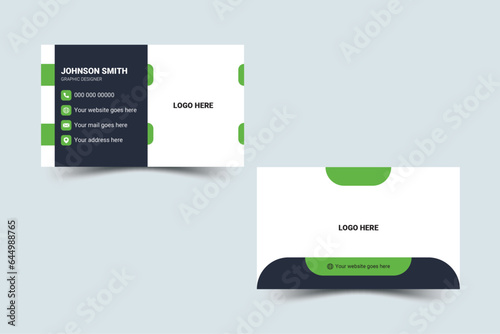 This is a modern business card. Clean & Eye-catchy professional work. This Business card designed for a corporate company and suitable for all businesses industry. You can easily edit and customize it