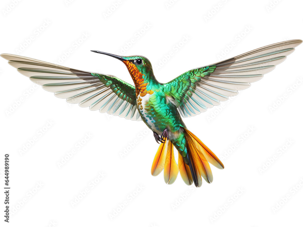 Hovering Hummingbird: Transparent Dance Hovering Hummingbird: Transparent Dance