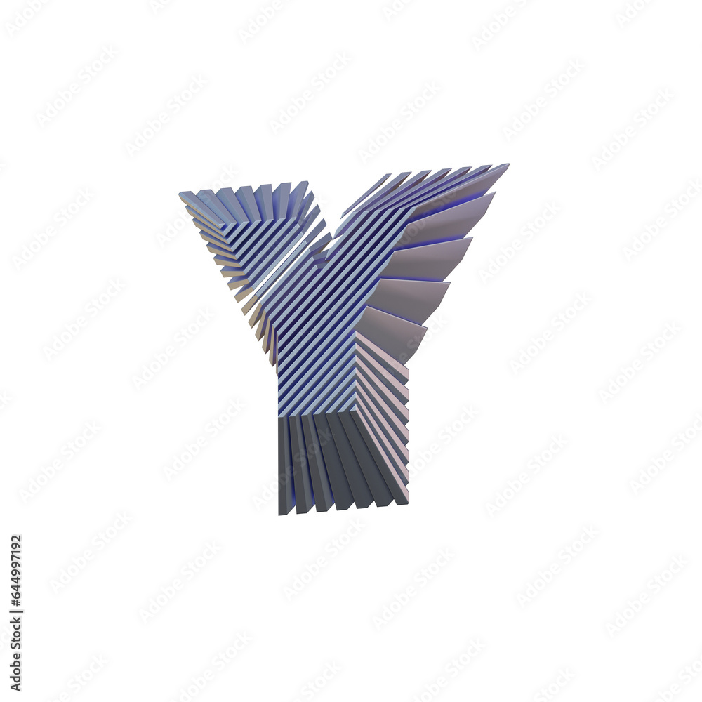 Bold Turbine Abstract 3D Alphabet or Lettering Bold Turbine Abstract 3D Alphabet or Lettering