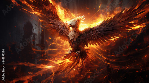 a burning phoenix © jr-art