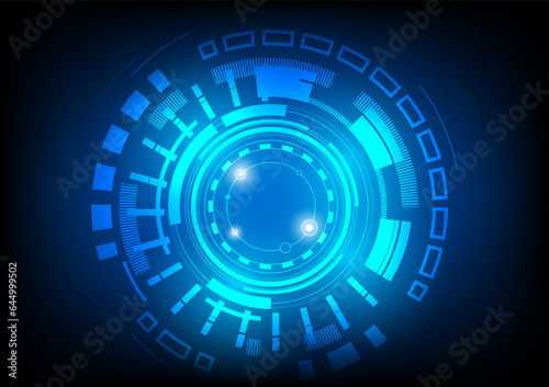 Abstract technological background with various technological elements. Structure pattern technology backdrop. Vector illustration.