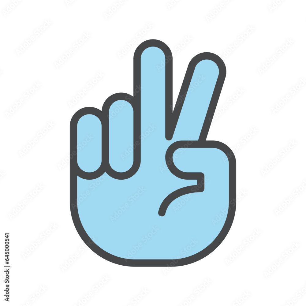 Hand icon vector on trendy design Hand icon vector on trendy design