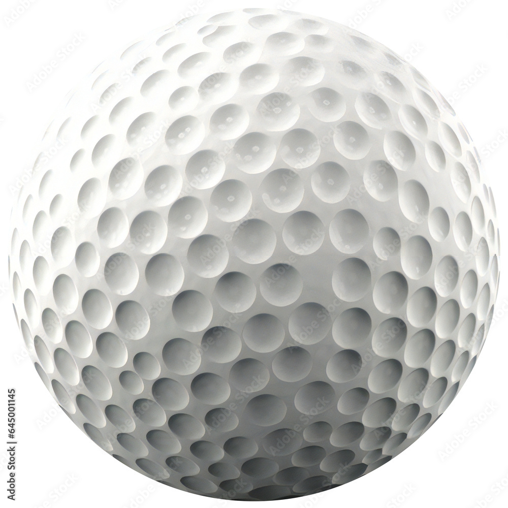 Golf ball isolated on transparent background Golf ball isolated on transparent background