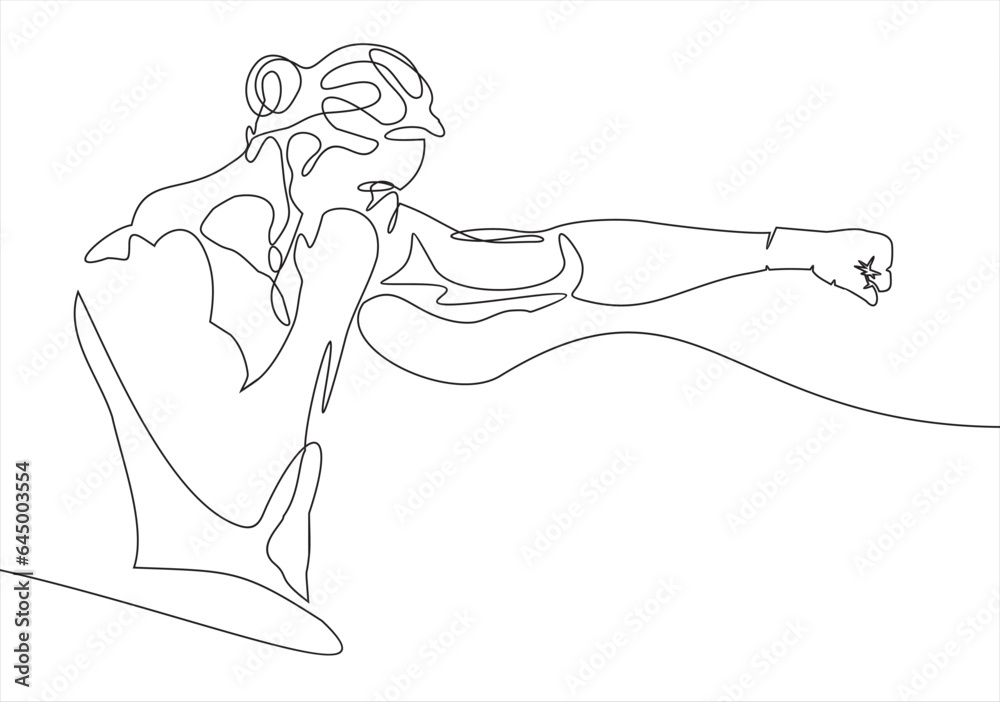 Boxer boxing exercise hand drawn line drawing. Sport man punch training, vector icon logo Boxer boxing exercise hand drawn line drawing. Sport man punch training, vector icon logo