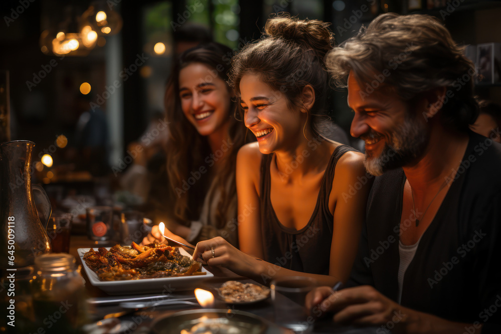 Multigenerational Family Gathering. Family members of different ages