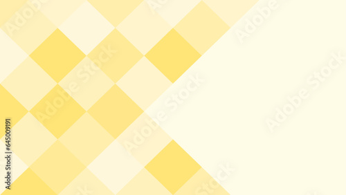 16:9の背景 / イエローのモザイクブロックデザイン