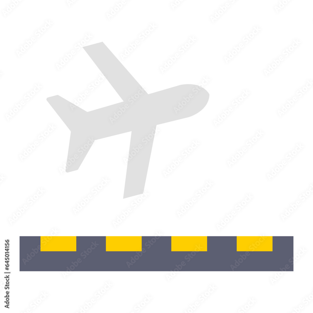 Obraz premium Take Off Icon