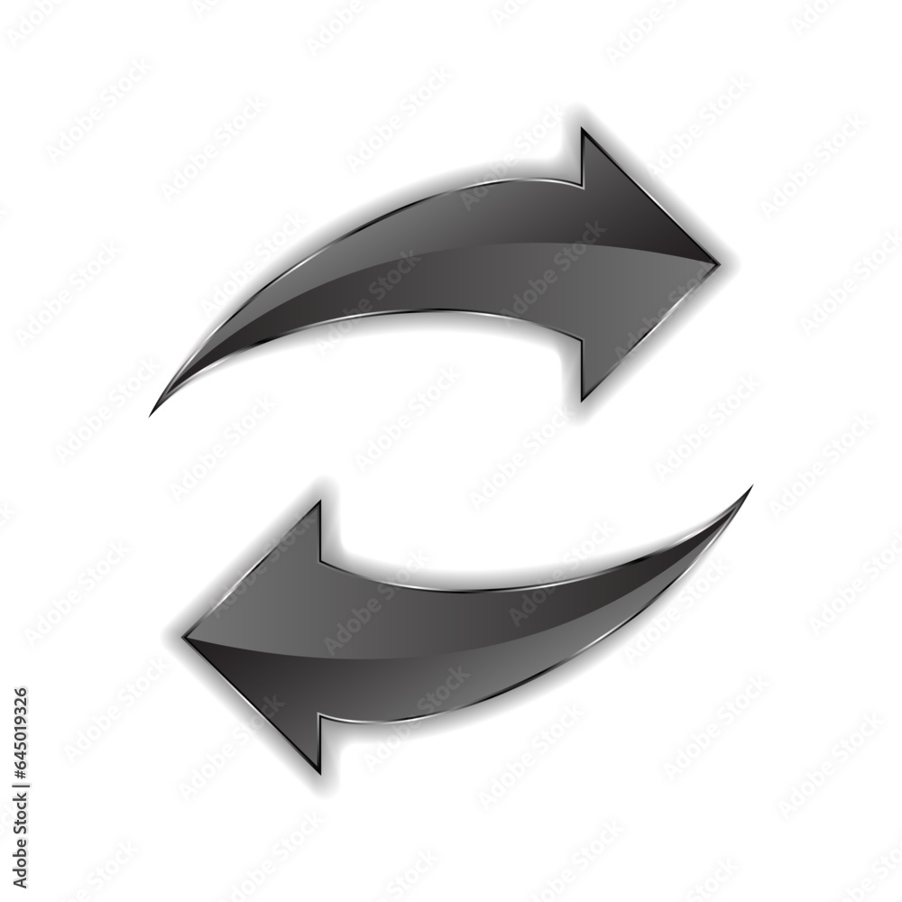 Arrow Icon Sign. Vector Illustration. Arrow Icon Sign. Vector Illustration.