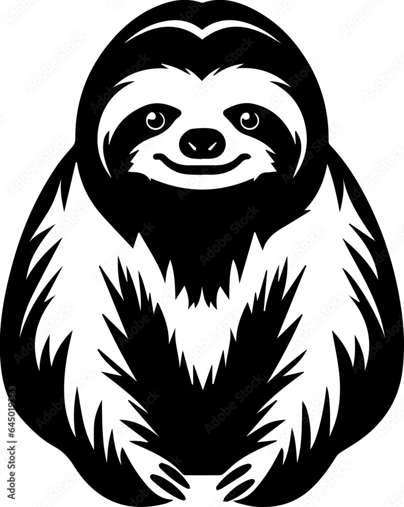 Obraz premium Sloth flat icon