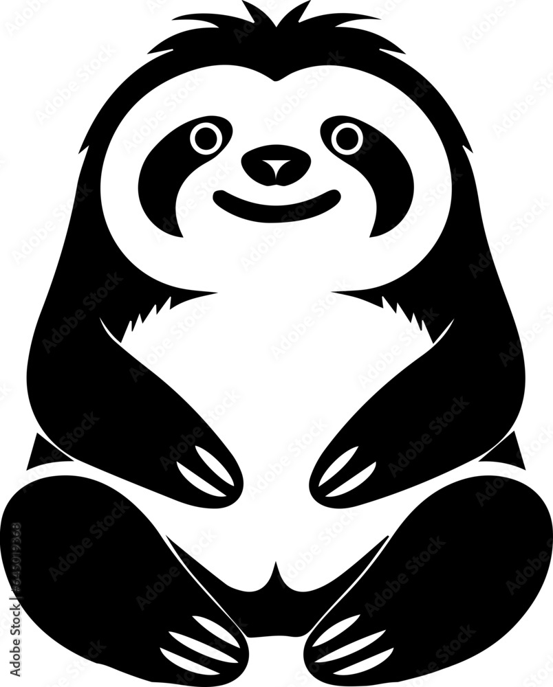 Obraz premium Sloth flat icon