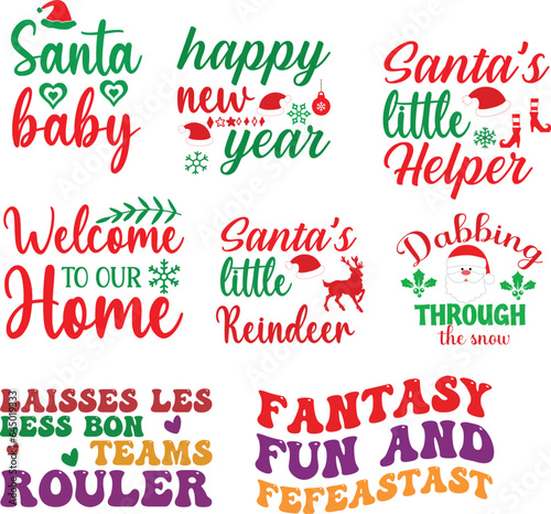 Retro Christmas SVG Sublimation Bundle