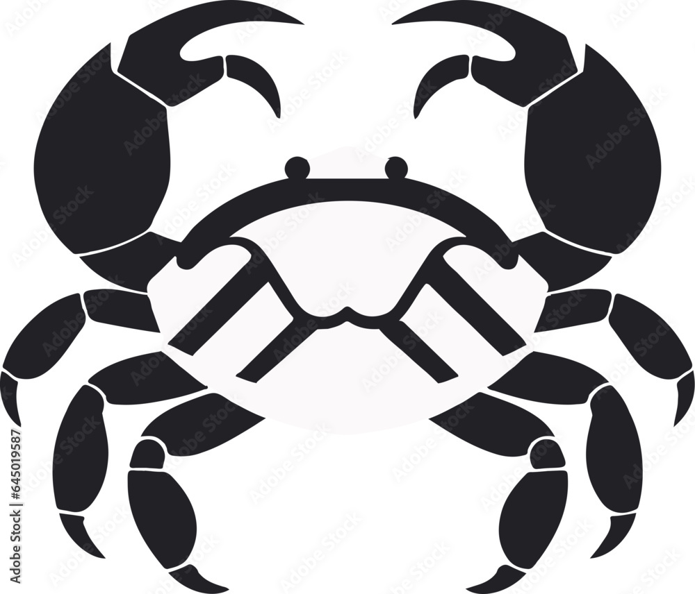 Obraz premium Stone crab flat icon