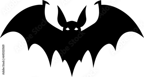 Vampire bat flat icon