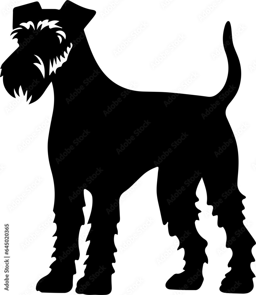 Welsh terrier Silhouette icon