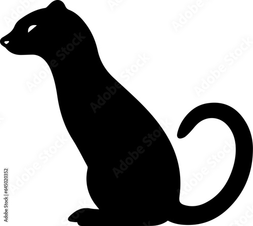 Weasel flat icon