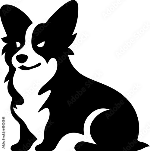 Welsh corgi Silhouette icon