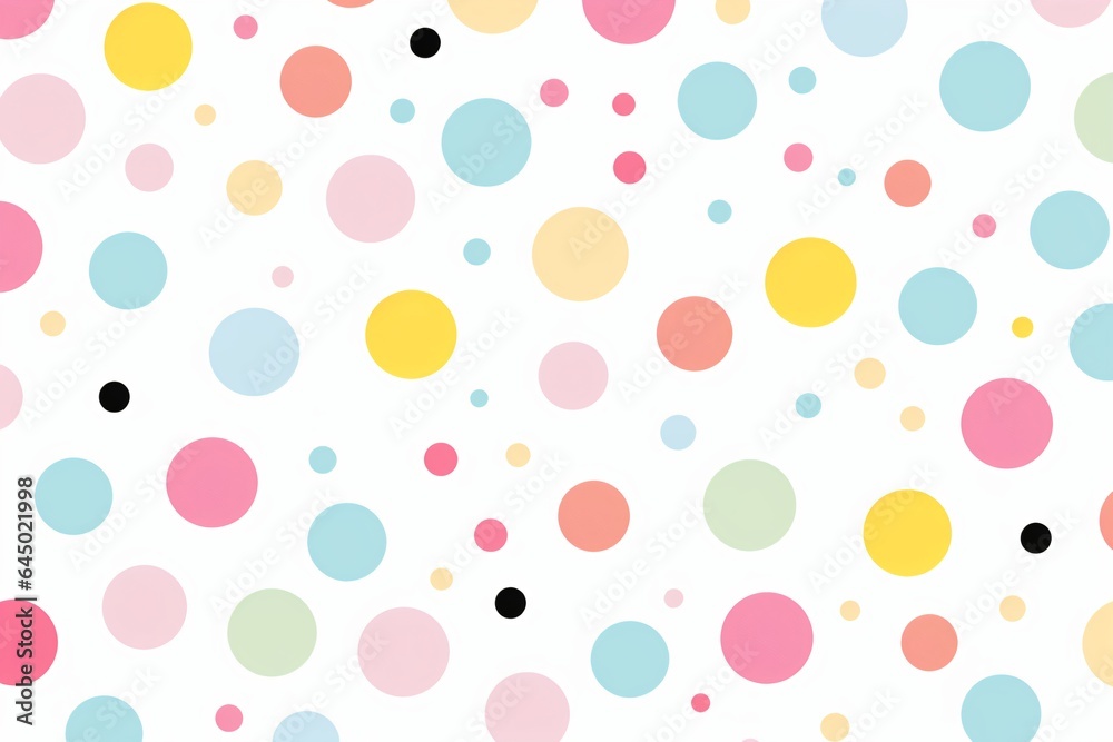 Polka dots wallpaper