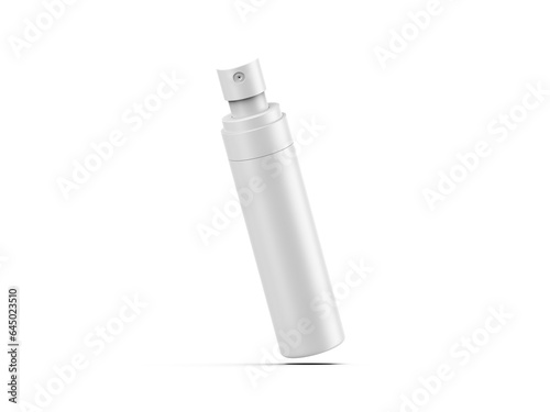Wallpaper Mural Makeup fixer mockup, blank white cosmetic spray bottle for branding, 3d illustration Torontodigital.ca