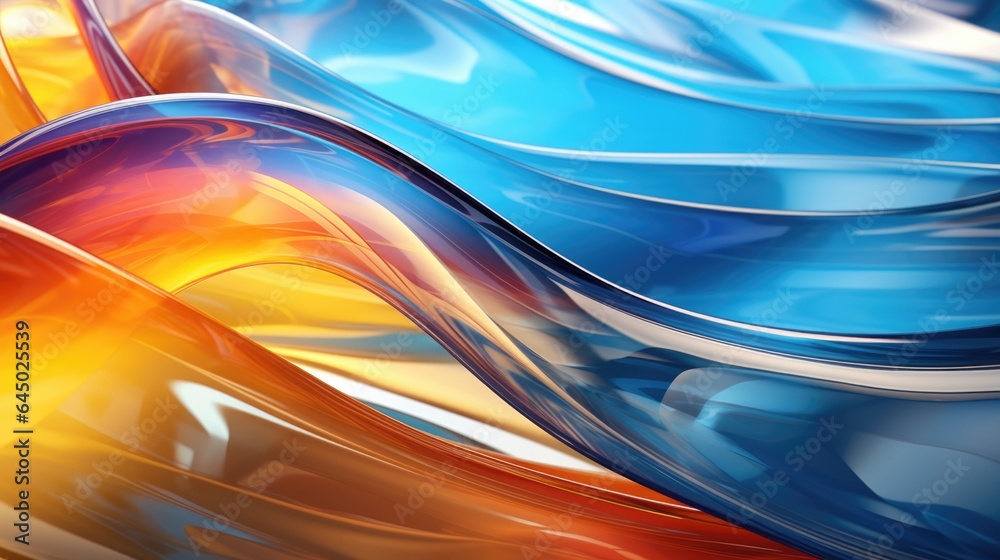 Obraz premium Thick dense viscous provocative sticky flowing liquid texture abstract background. Vibrant colorful curve dynamic fluid for wallpaper presentations, websites, social media. Trendy graphic design..