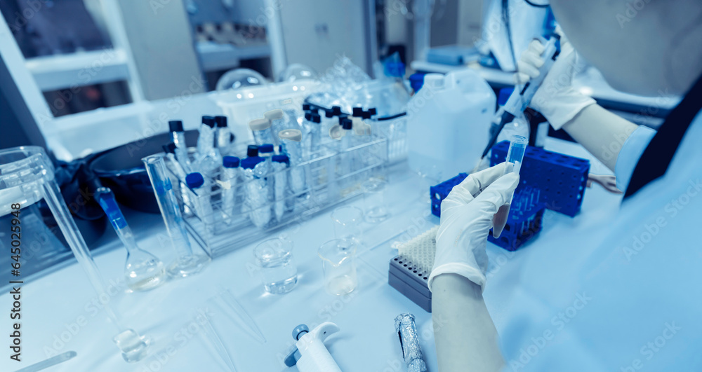 Chemists mixed up chemical to find antiretroviral drugs at the lab,Experiment to detect virus was found in the blood,Developers of potential medicines and vaccines against COVID-19 Chemists mixed up chemical to find antiretroviral drugs at the lab,Experiment to detect virus was found in the blood,Developers of potential medicines and vaccines against COVID-19
