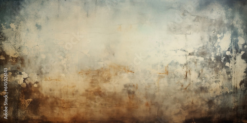 A grungy and weathered background with a mix of textures and colors. This image is ideal for projects that require a rustic or distressed aesthetic.