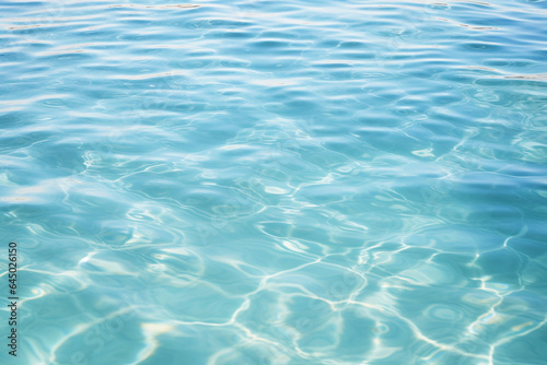 A serene and tranquil image showcasing clear blue water ripples. This image is perfect for projects that require a calming and aquatic theme. © iconogenic