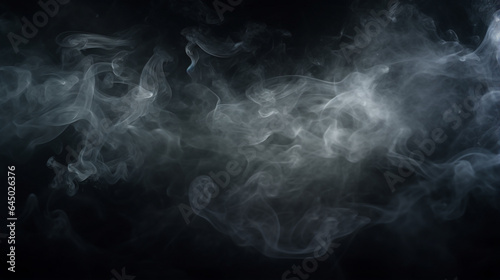 Real smoke explodes outwards with an empty center.